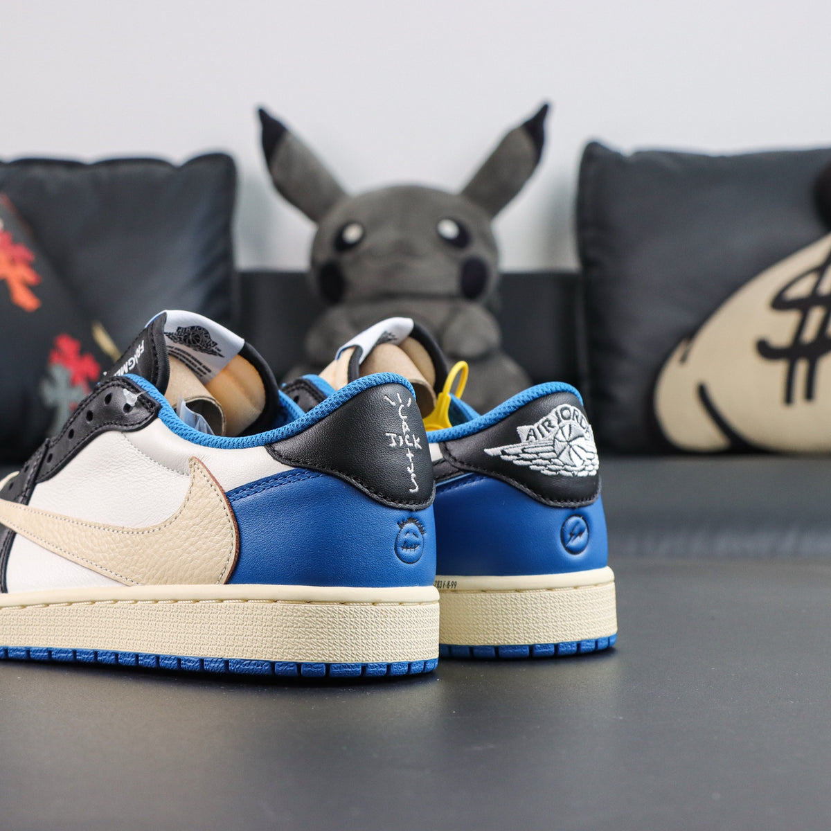 Travis Scott x Fragment x Air Jordan 1 Low OG SP Military Blue