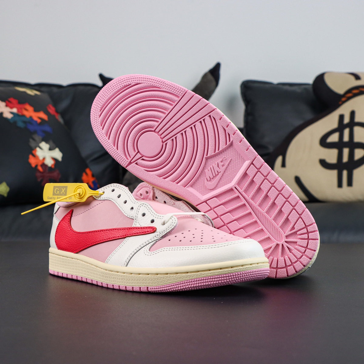 Travis Scott x Air Jordan 1 Low OG Sail Tropical Pink
