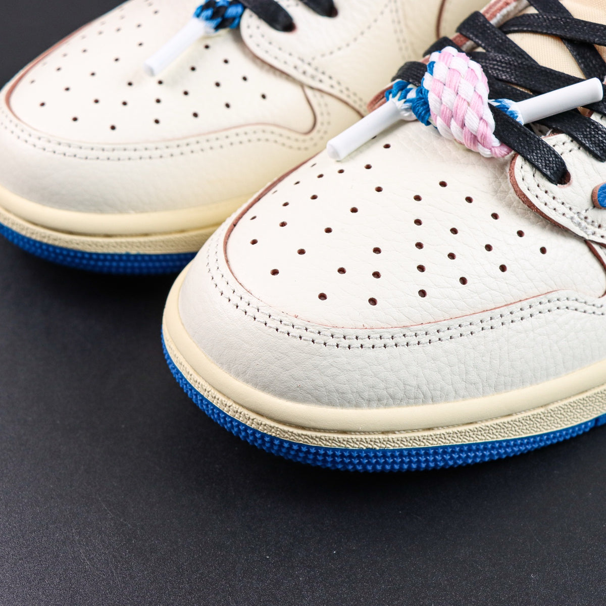 Travis Scott x Fragment x Air Jordan 1 Low OG SP Sail Military Blue