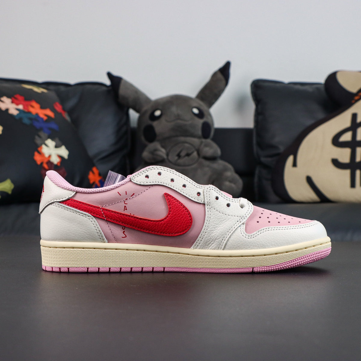 Travis Scott x Air Jordan 1 Low OG Sail Tropical Pink