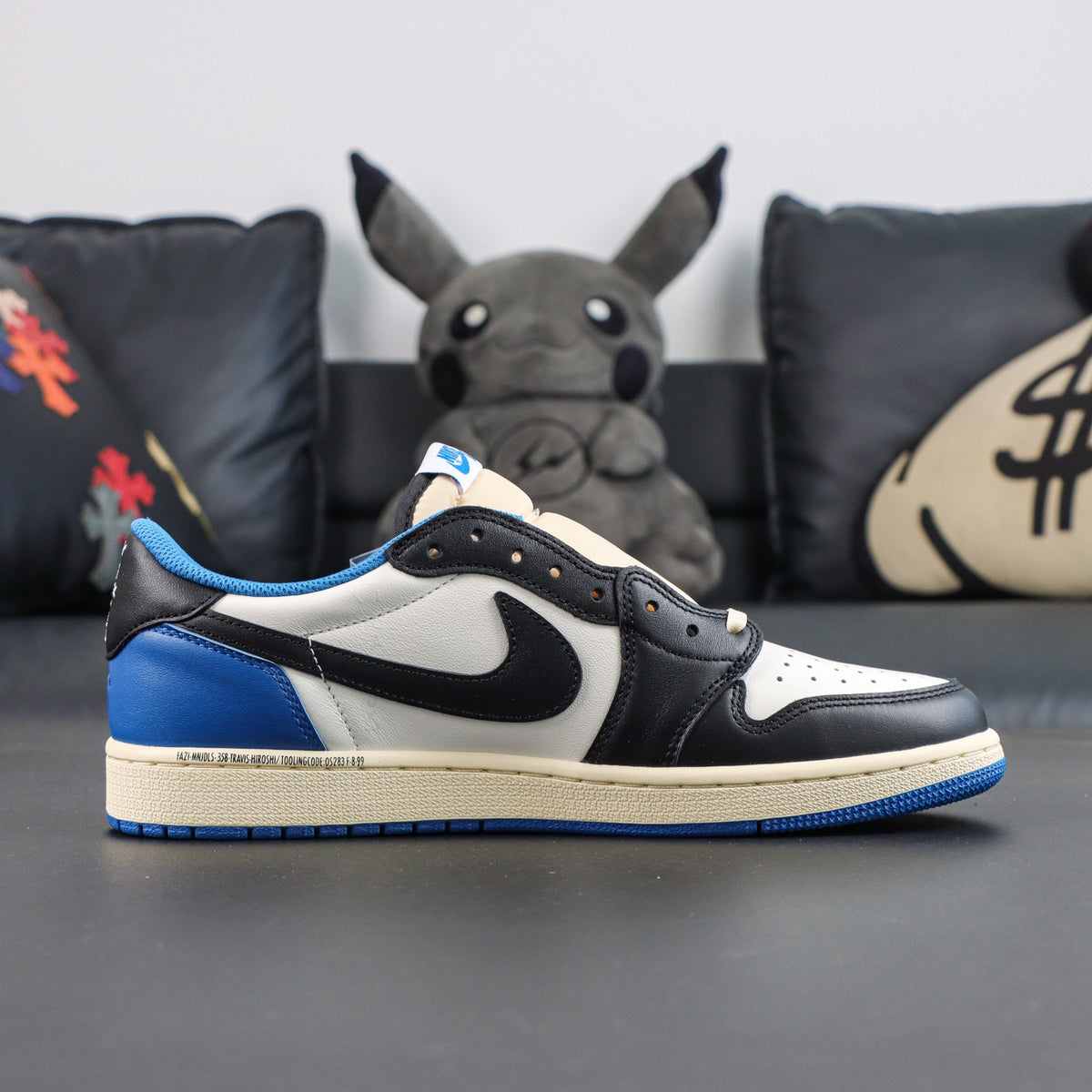 Travis Scott x Fragment x Air Jordan 1 Low OG SP Military Blue